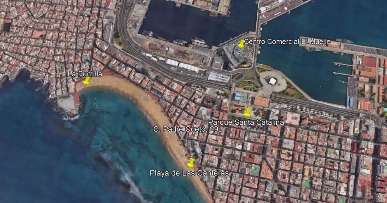 Flatguest Blue Sea - Canteras Beach - Balcony Лас Палмас де Гран Канария Екстериор снимка