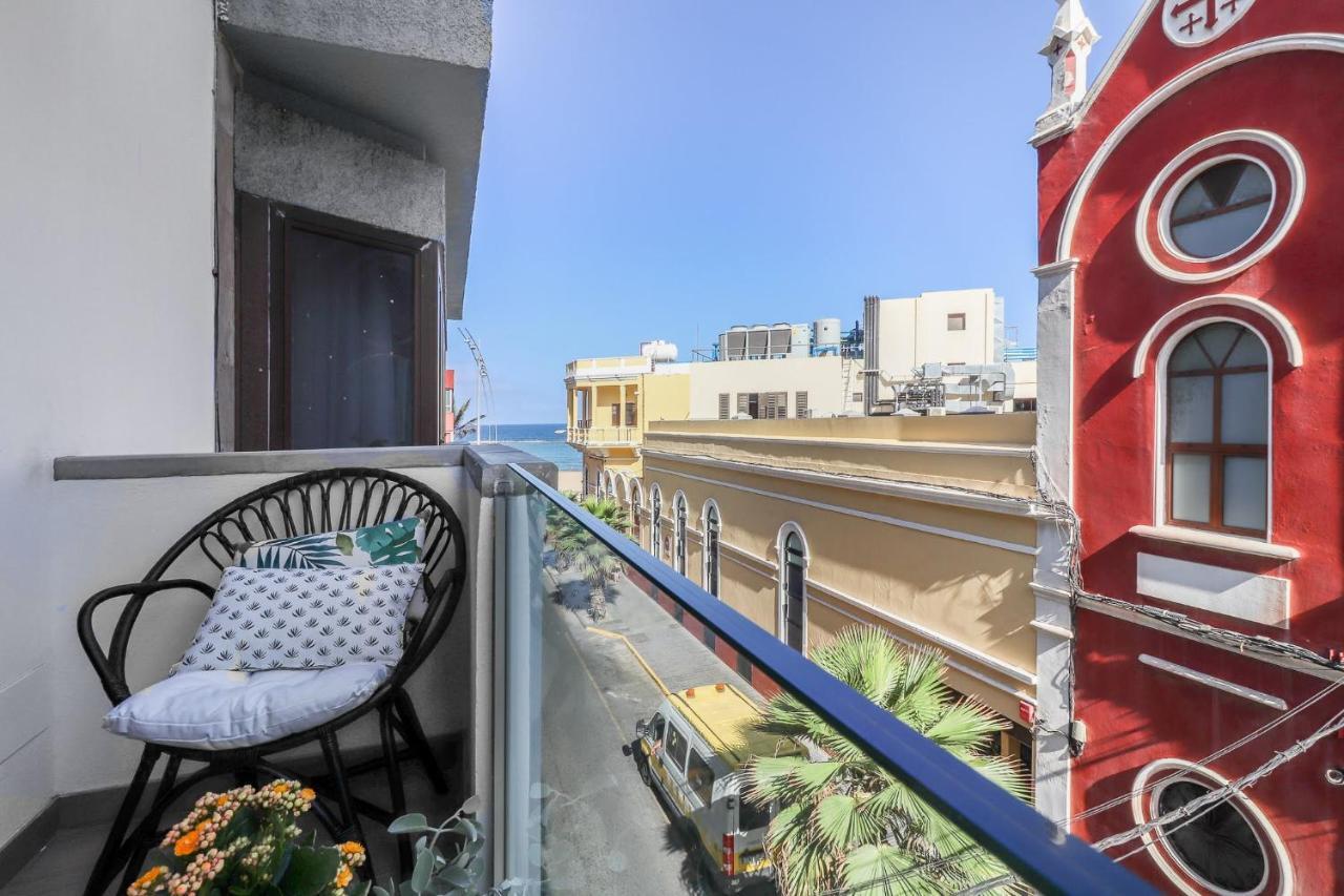 Flatguest Blue Sea - Canteras Beach - Balcony Лас Палмас де Гран Канария Екстериор снимка